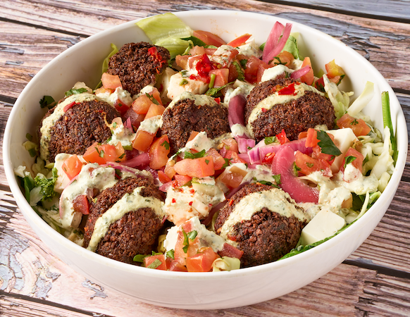 Order Falafel Salad food online from Stacked & Folded store, Winnetka on bringmethat.com