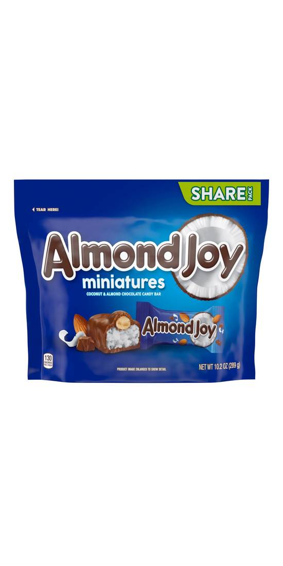 Order Almond Joy Miniatures (10.2 oz) food online from Rite Aid store, Yamhill County on bringmethat.com