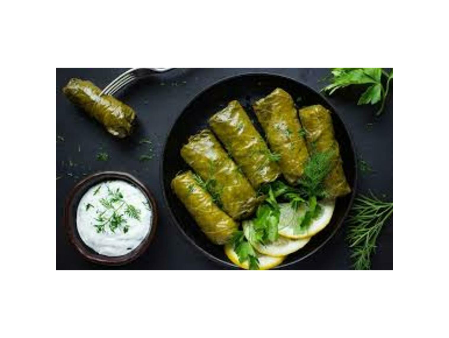 Order Dolmas (6) - D food online from The Counter At Old Ballard Catering Co. store, Seattle on bringmethat.com