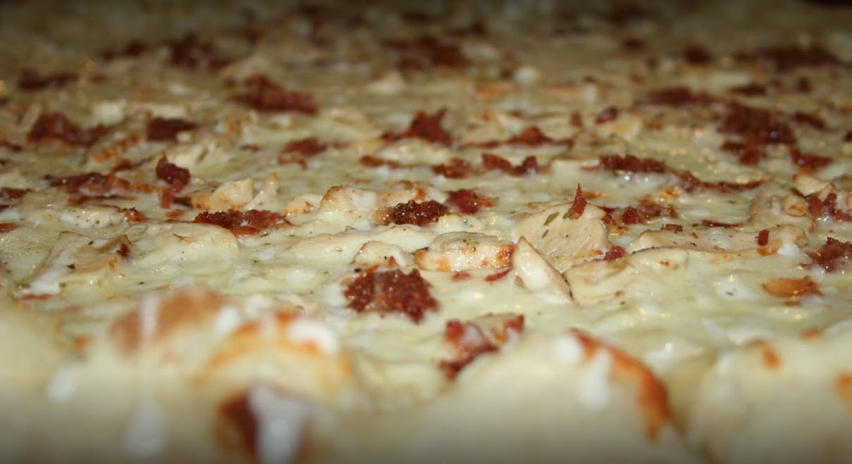 Order Fatty'z Buffalo Chicken Pizza - Medium 12'' food online from Fatty'z Pizza store, Mountain Home on bringmethat.com