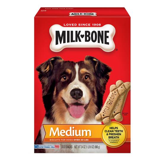 Order Milk Bone Original Dog Biscuits For Large Sized Dogs food online from Deerings Market store, Traverse City on bringmethat.com