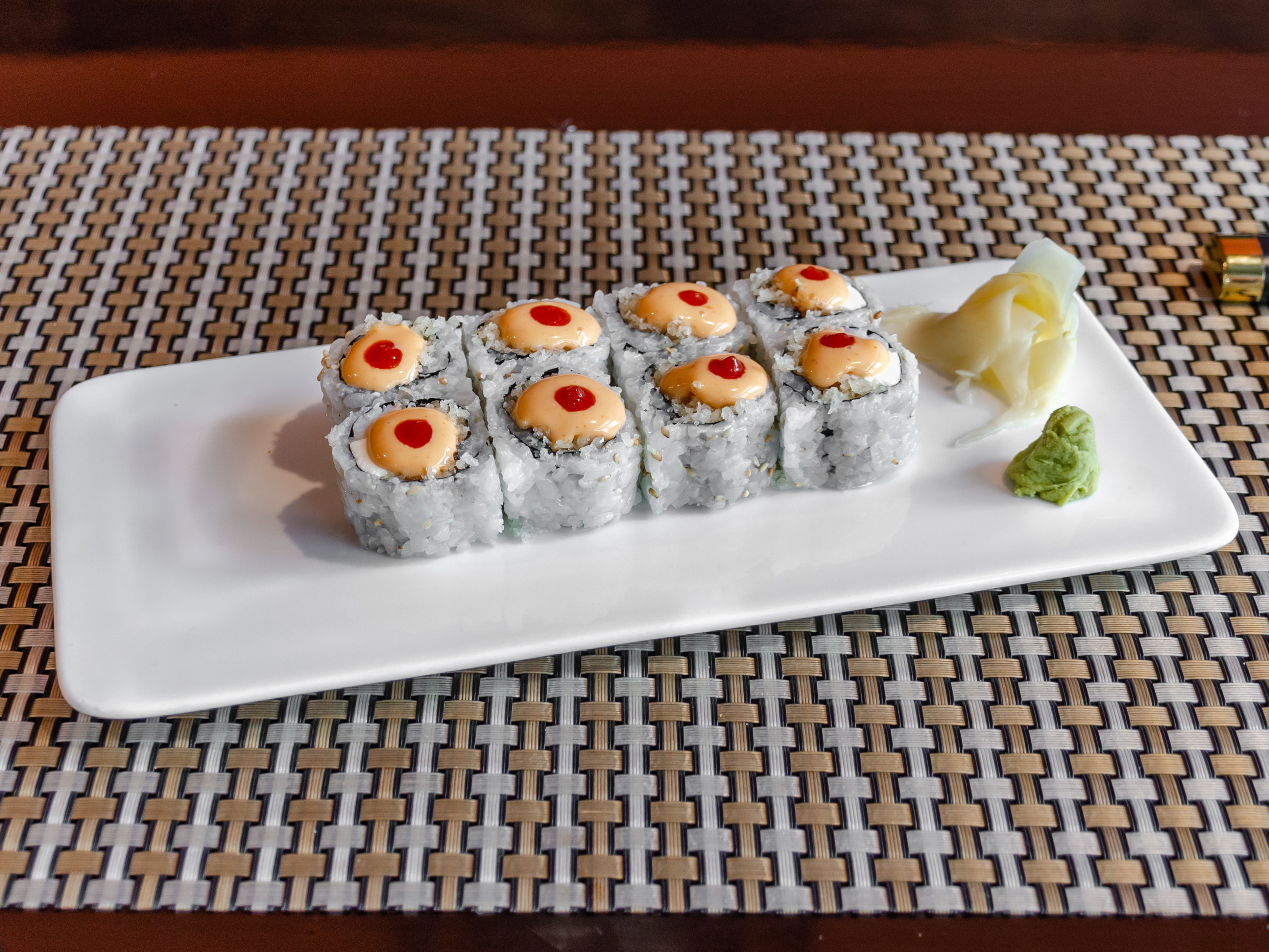 Order Fire Crunchy Roll food online from Kitami Yakiniku & Sushi store, Lafayette on bringmethat.com