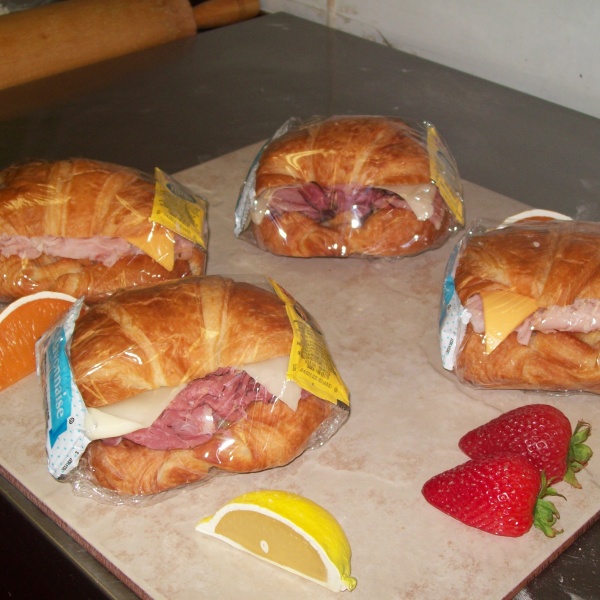 Order Croissant Sandwich food online from Rinaldi Pizza & Sub Shop store, Marne on bringmethat.com