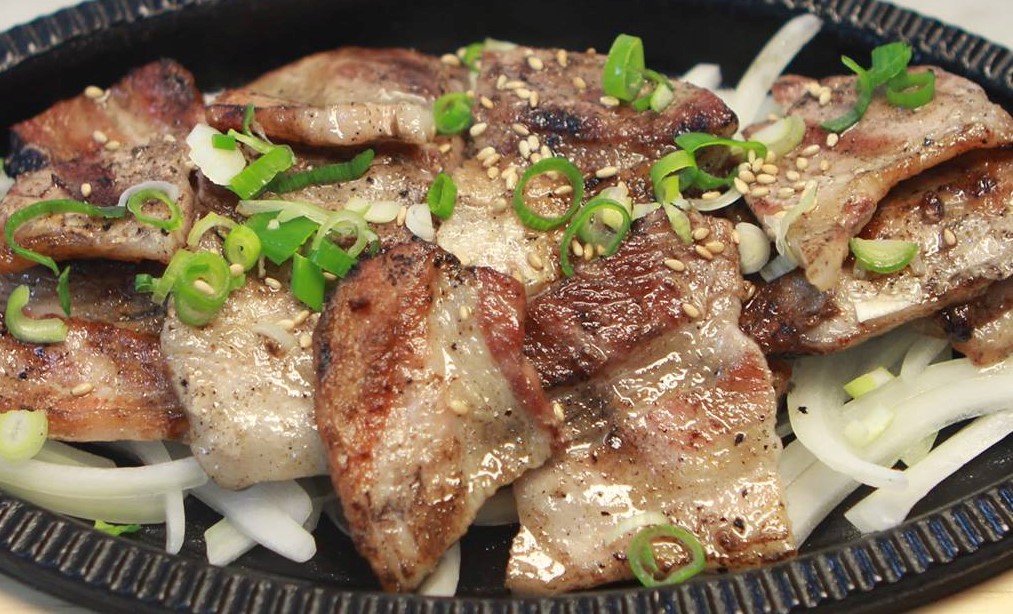 Order P2. Pork Belly Meat food online from Korean BBQ Grill store, New Rochelle on bringmethat.com