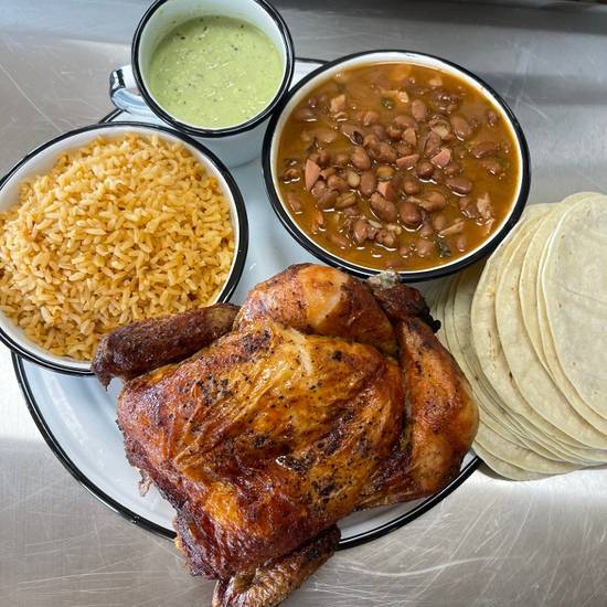 Order Chicken Family Combo food online from Tortilleria La Real #2 store, Houston on bringmethat.com