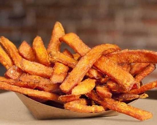 Order SWEET POTATO FRIES food online from Dog Haus store, Centennial on bringmethat.com