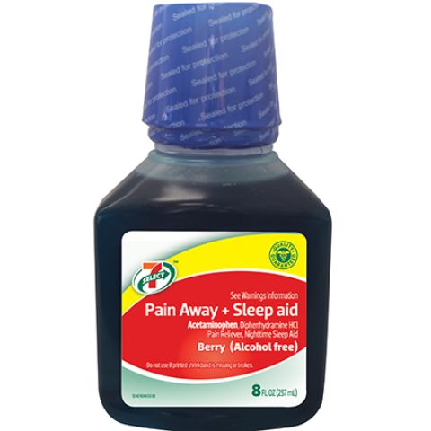 Order 24/7 Life Pain+Sleep Liquid 8oz food online from 7-Eleven store, Helotes on bringmethat.com