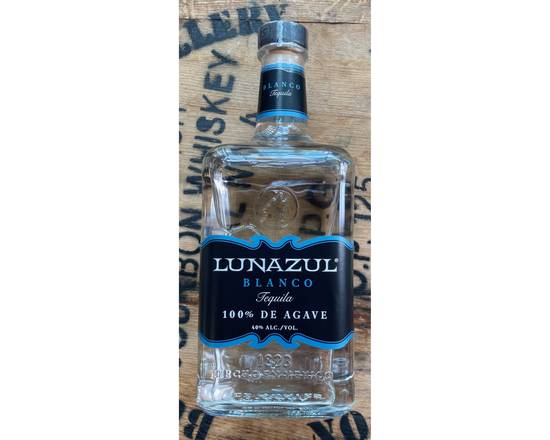 Order Lunazul Silver , 1.75L Bottled Tequila (40% ABV) food online from Chris's Liquor- 2203 S Lamar Blvd store, Austin on bringmethat.com