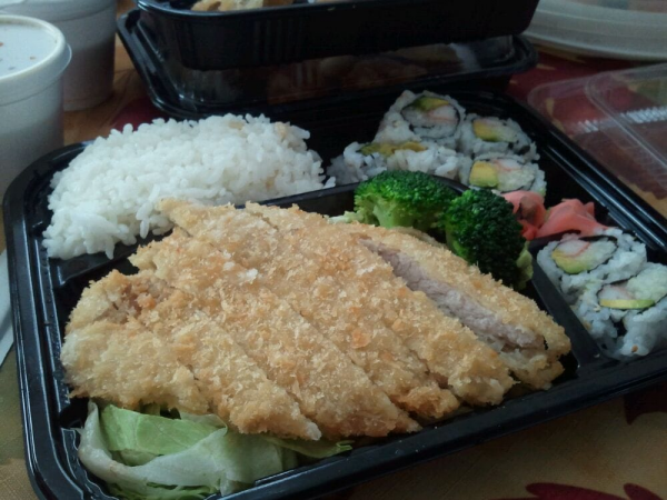 Order Tonkatsu - Bento Box Lunch food online from Omiya Sushi II store, Brooklyn on bringmethat.com