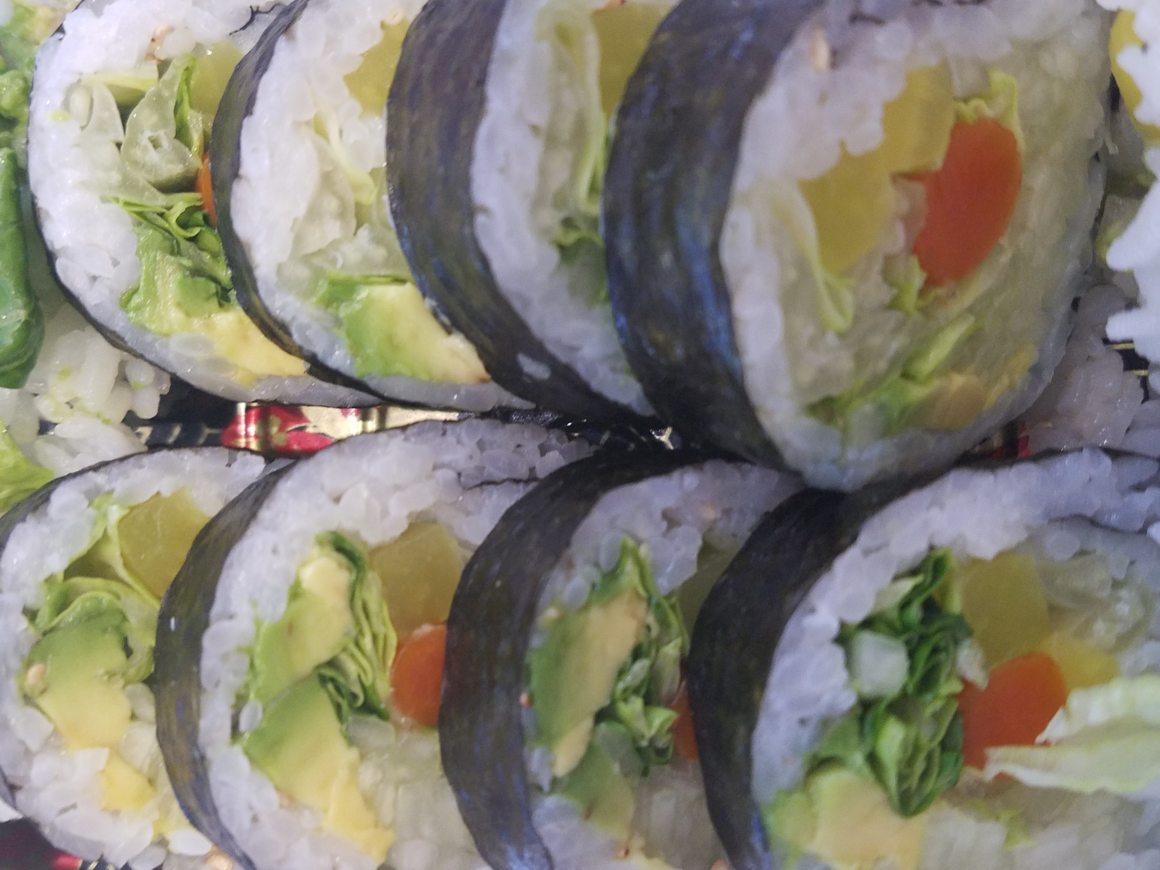Order 6 Piece Vegetable Roll food online from TJ Hibachi & Sushi store, North Olmsted on bringmethat.com