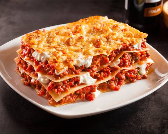 Order The Meat Lasagna food online from The Pasta Story store, San Mateo on bringmethat.com