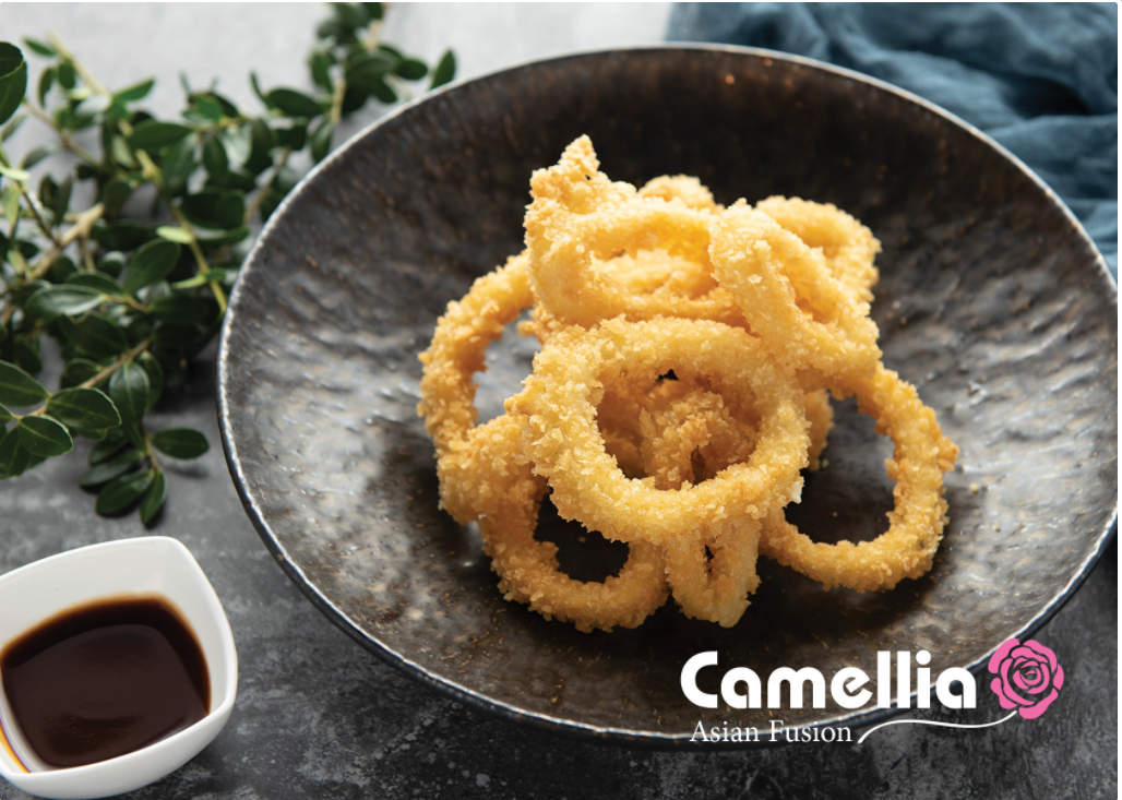 Order Fried Calamari  food online from Camellia Asian Fusion store, Oceanside on bringmethat.com