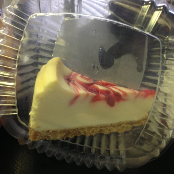 Order Strawberry Cheesecake food online from New York Pizza store, San Bruno on bringmethat.com