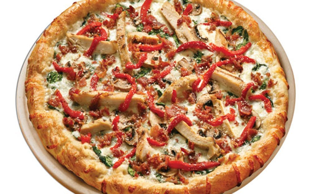 Order Chicken Carbonara Pizza - Small 10" food online from Vocelli Pizza store, Ellicott City on bringmethat.com