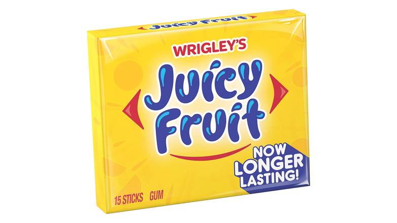 Order Juicy Fruit Original Chewing Gum - 15 Pieces 22.4 oz food online from Valero Food Mart store, Murrayville on bringmethat.com