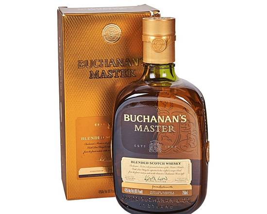 Order Buchanan's Masters, 750mL bottle (40% ABV) food online from Moby Liquor store, Los Angeles on bringmethat.com