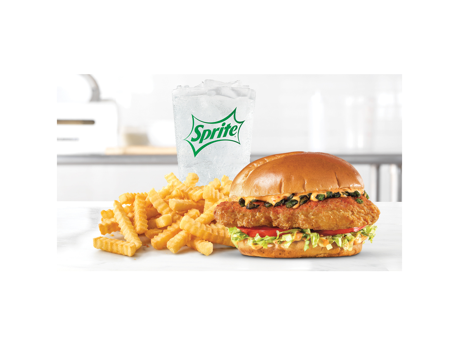 Order Spicy Jalapeno Chicken Sandwich food online from Arby store, Winchester on bringmethat.com