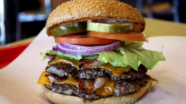 Order Double Cheeseburger food online from Johnny'S Burgers & Dogs store, Tempe on bringmethat.com