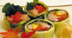 Order 131. Maguro Delight Roll food online from Maguro Sushi House store, Rochelle Park on bringmethat.com