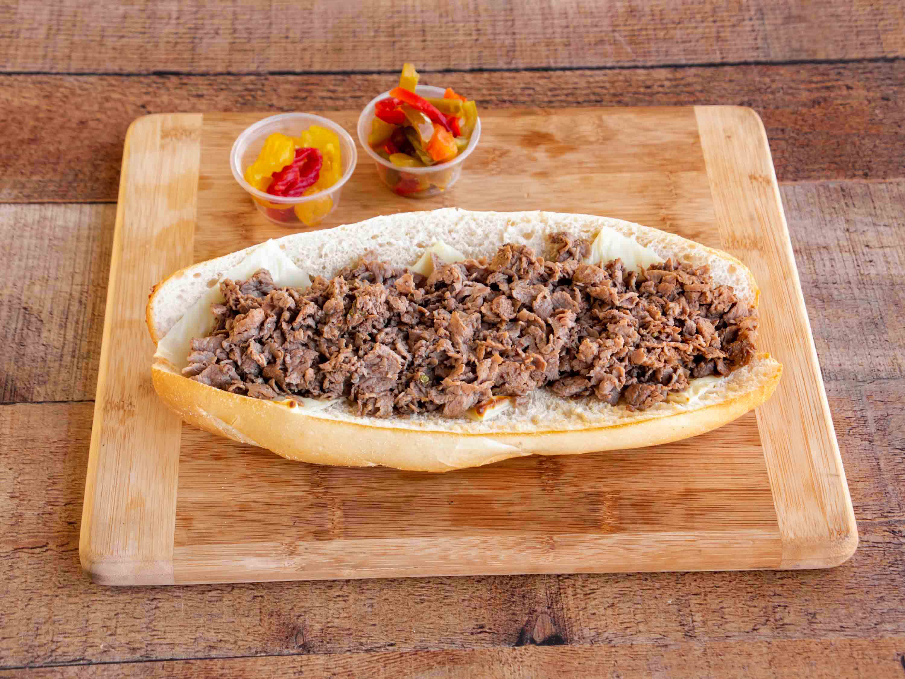 Order 12" - Cheese Steak food online from Mario's Pizza store, Exton on bringmethat.com