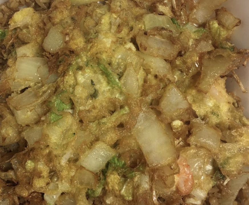 Order Shrimp Egg Foo Young food online from China Express store, Greensboro on bringmethat.com