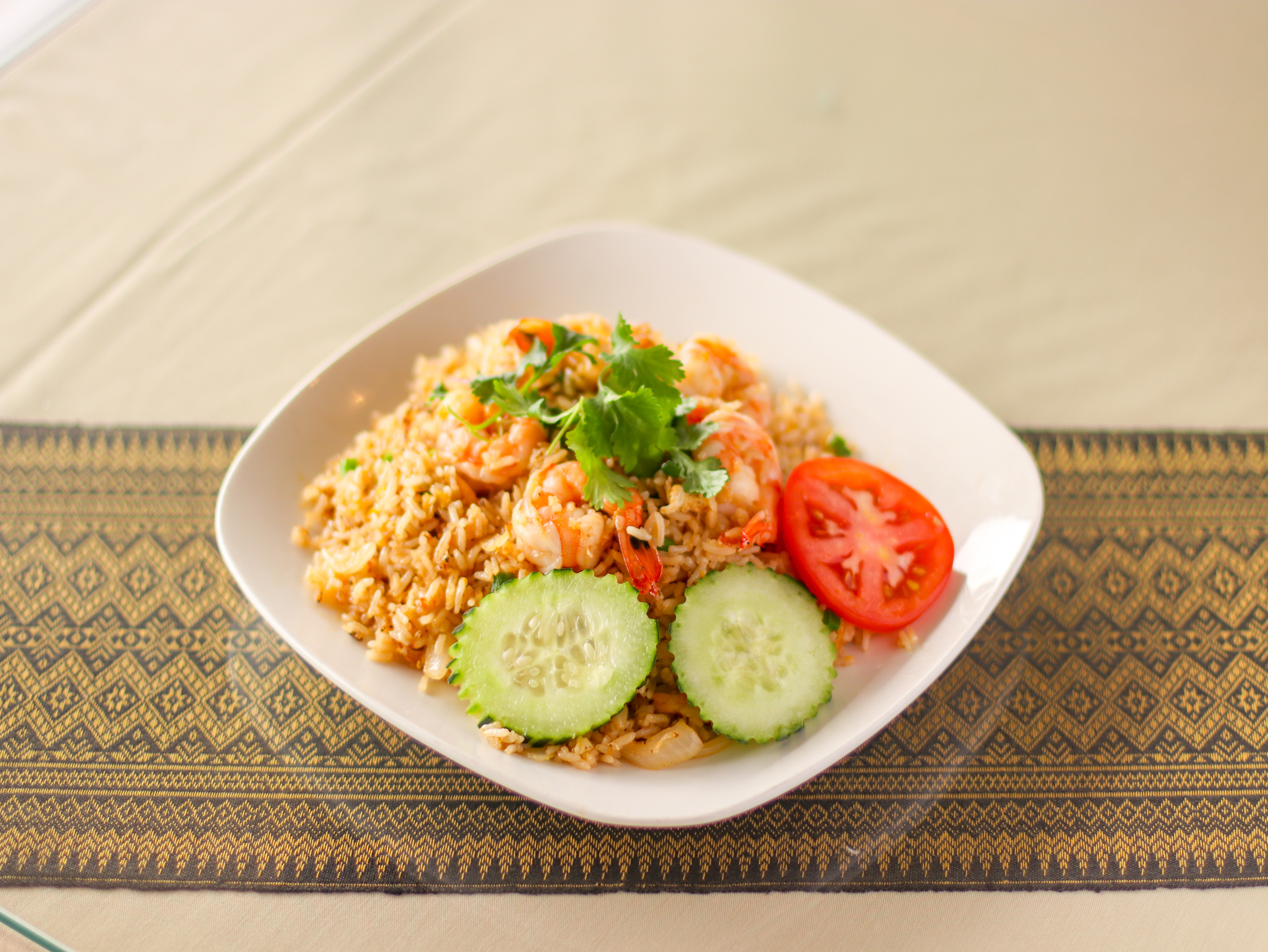 Order 32. Shrimp Fried Rice food online from Thai Star Bbq store, Corona on bringmethat.com