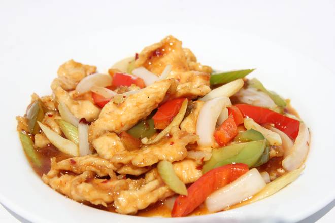Order Chicken with Garlic Sauce food online from China Pavilion store, Orange on bringmethat.com