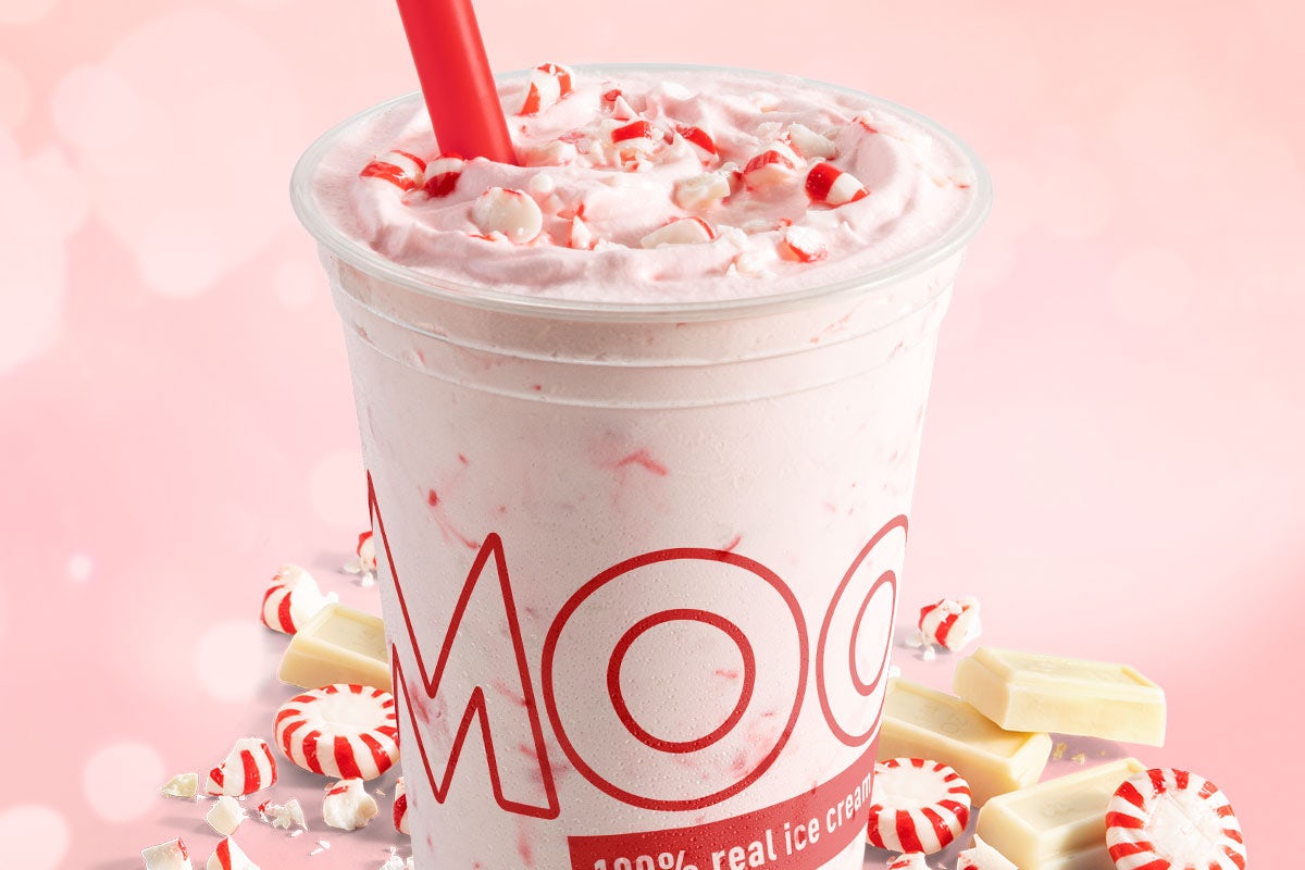 Order White Chocolate Peppermint Shake food online from Mooyah store, Boston on bringmethat.com