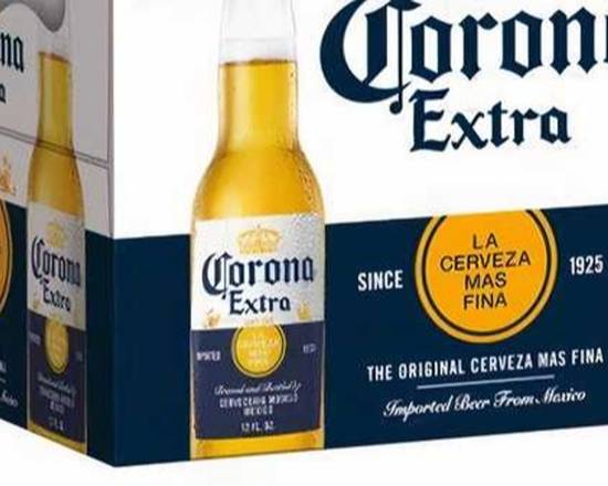 Order Corona Extra 12 Pack 12 oz Bottle food online from Shell store, Antioch on bringmethat.com