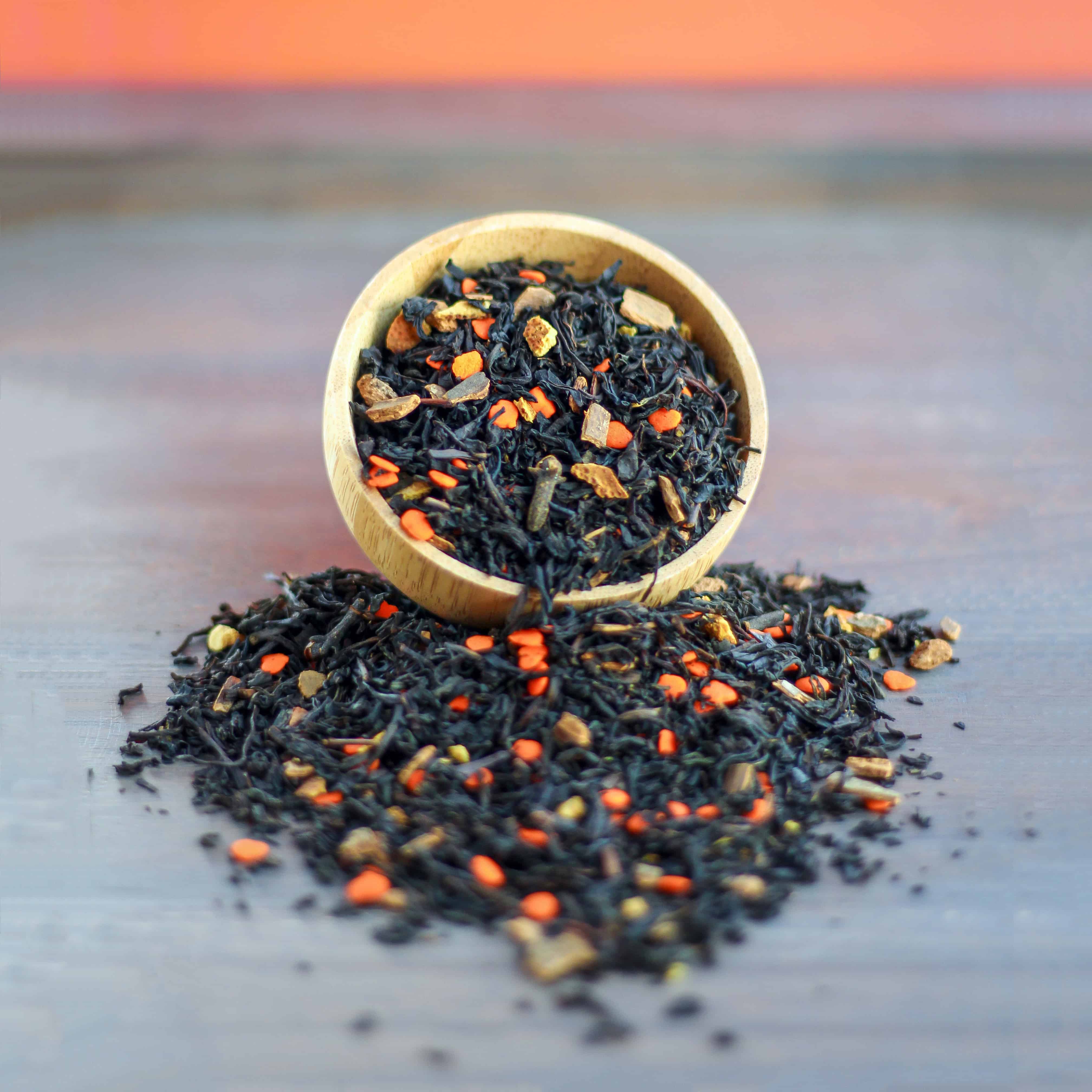 Order Holiday Pumpkin Pie Black Tea food online from Fava Tea Company In Greenfield store, Greenfield on bringmethat.com