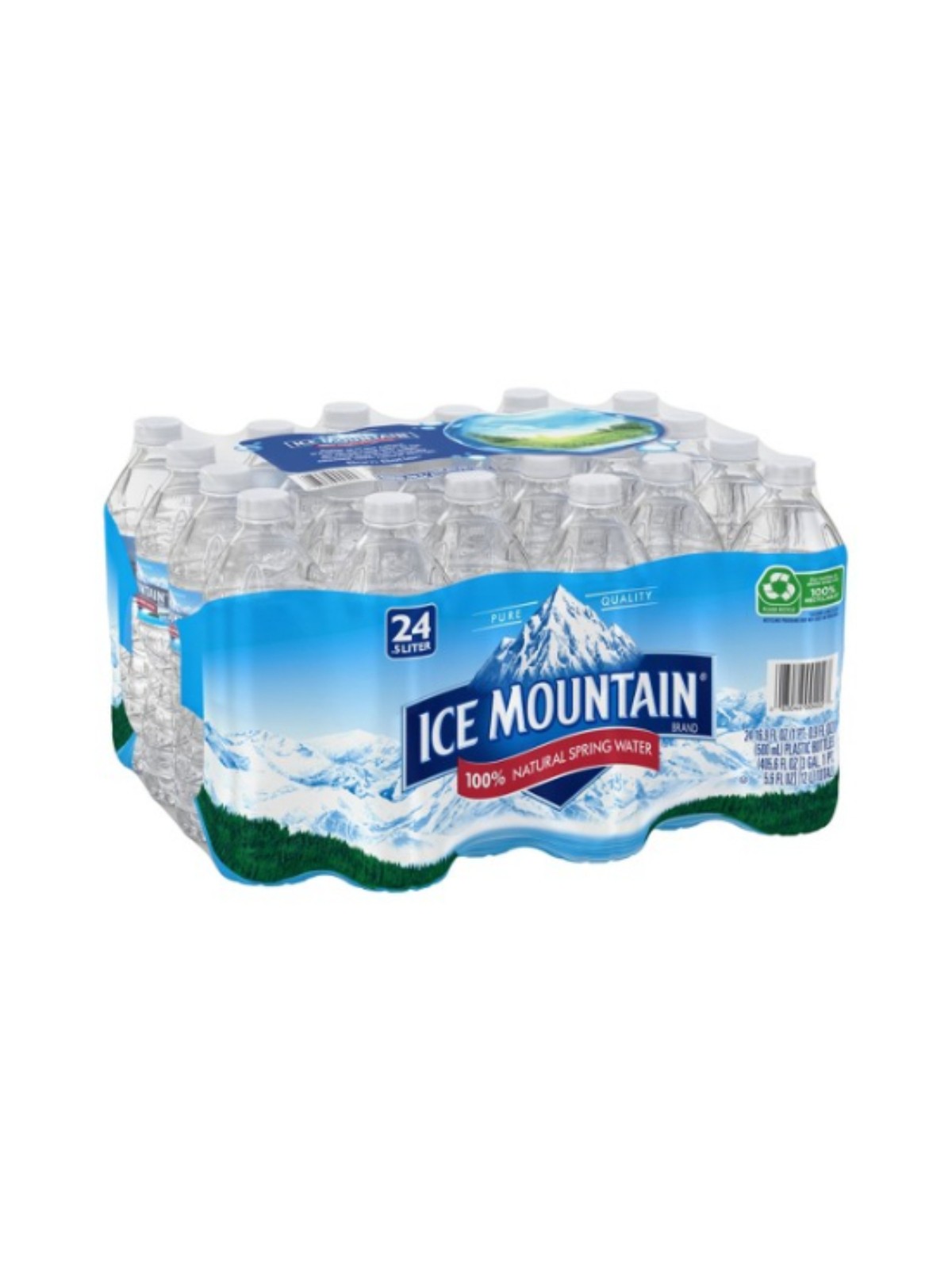 Order Ice Mountain Spring Water (16.9 oz x 24-pack) food online from Stock-Up Mart store, Minneapolis on bringmethat.com