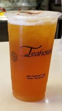 Order Passion Fruit Green Tea food online from The Teahouse Tapioca & Tea store, Houston on bringmethat.com