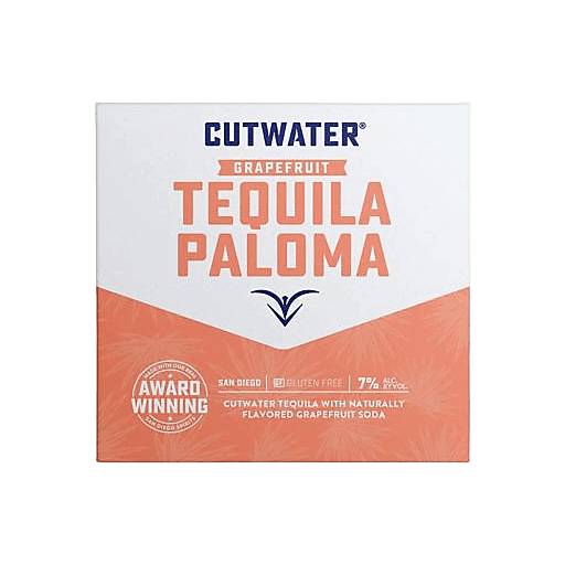 Order Cutwater Tequila Paloma (4PKC 12 OZ) 122729 food online from BevMo! store, Citrus Heights on bringmethat.com