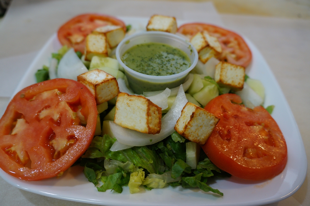 Order Paneer Salad food online from New Tandoori Cafe store, San Jose on bringmethat.com