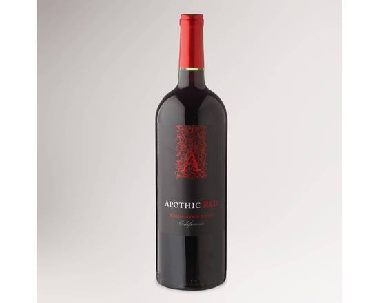 Order Apothic Red, 750mL wine (13.5% ABV) food online from Audet's Wine & Spirits, store, Lynn on bringmethat.com
