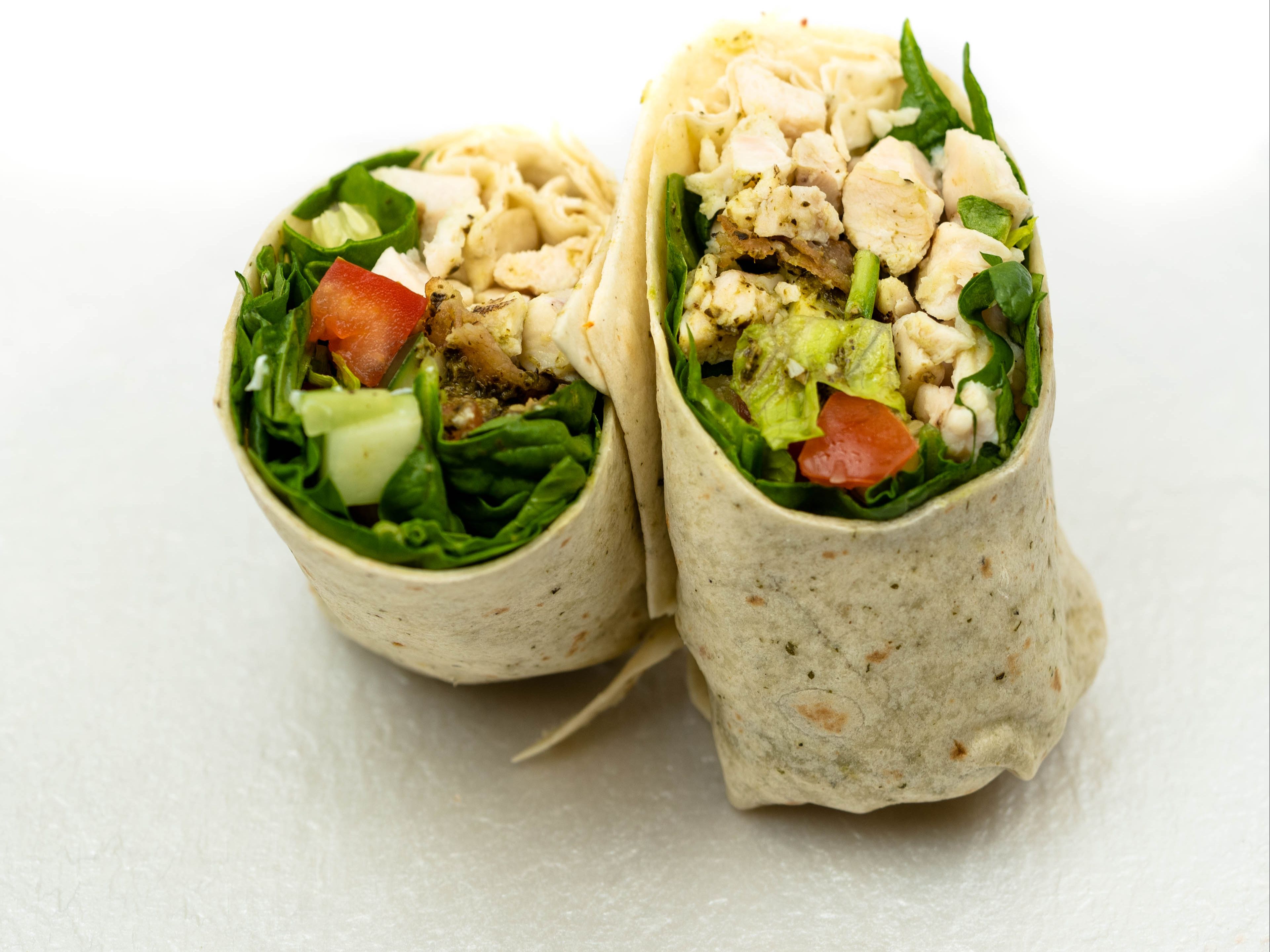 Order CHICKEN PESTO WRAP 2022 food online from Clean Eatz store, Columbia on bringmethat.com