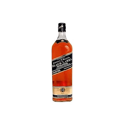 Order Johnnie Walker Scotch Black 12-year-old (1 LTR) 3560 food online from BevMo! store, Citrus Heights on bringmethat.com