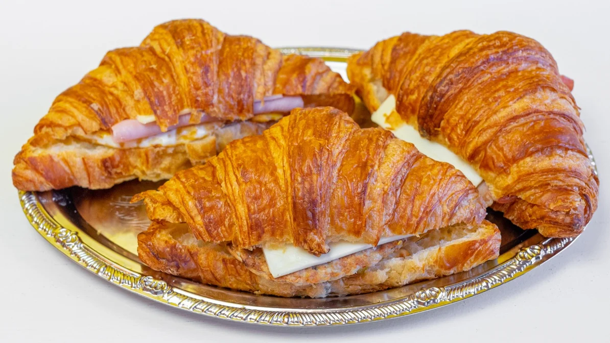 Order Croissant Sandwich food online from Donuts At Riverside store, Tulsa on bringmethat.com