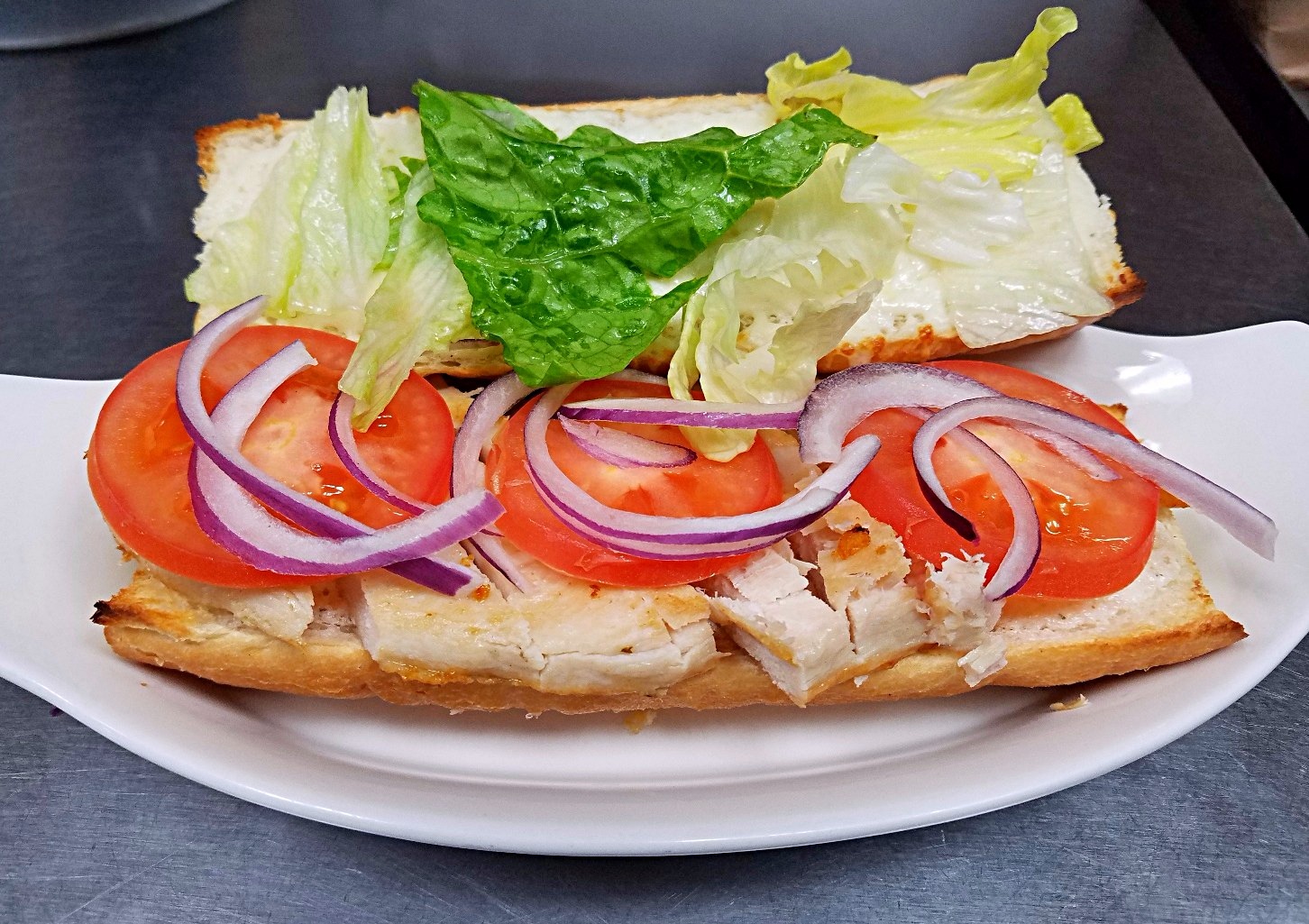 Order Chicken Ranch Sandwich food online from Numero Uno Pizza store, Lawndale on bringmethat.com