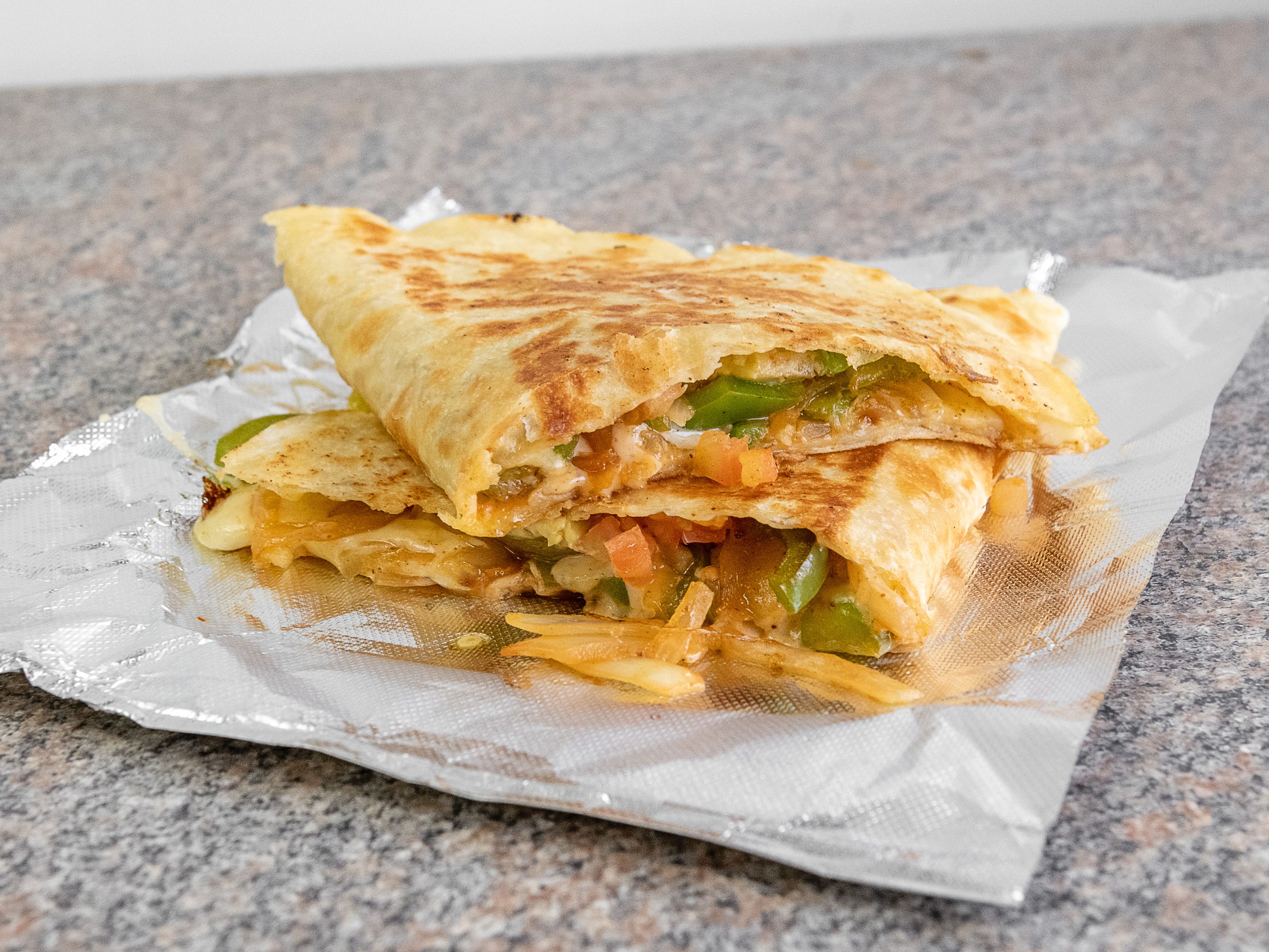 Order Veggie Quesadilla food online from Zapatas Street Food store, Westerville on bringmethat.com