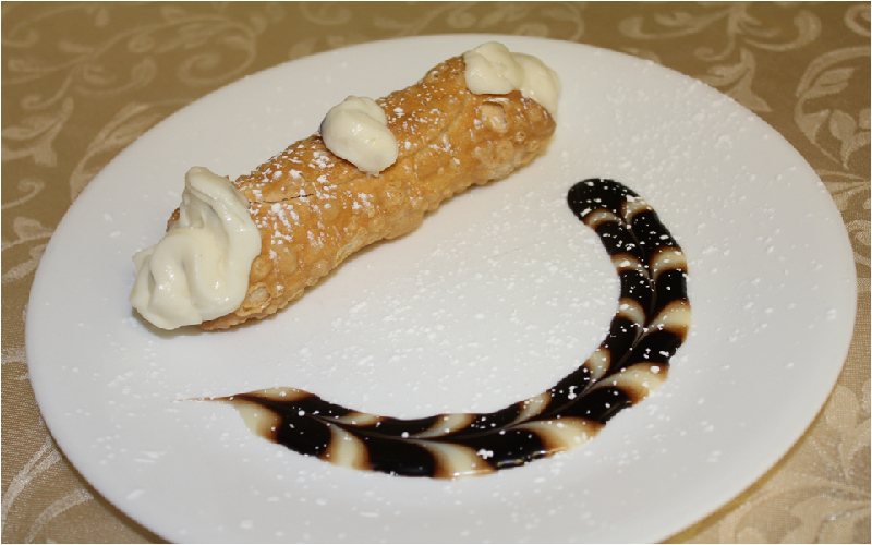 Order Chocolate Cannoli food online from Cafe Sicilia store, Bedford on bringmethat.com