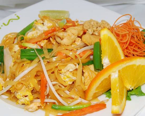Order 29. Pad thai (Sweet dish) food online from Downtown Thai & Pho store, Winston-Salem on bringmethat.com