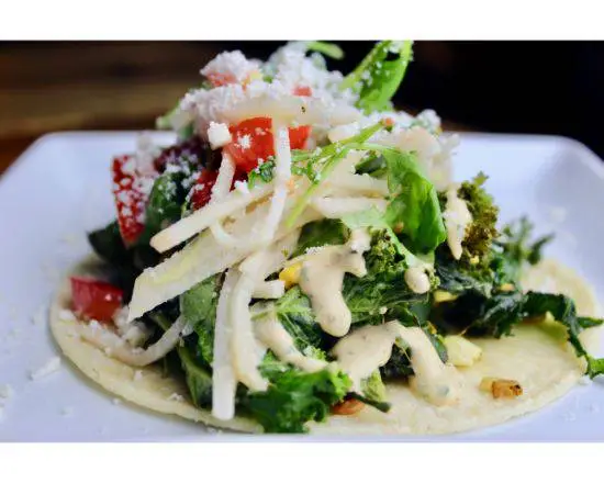 Order Black Kale & Mountain Spinach Taco food online from Carlita store, Portland on bringmethat.com