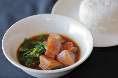 Order Braised Pork Belly food online from Dingdi Myanmar Restaurant store, Lewisville on bringmethat.com
