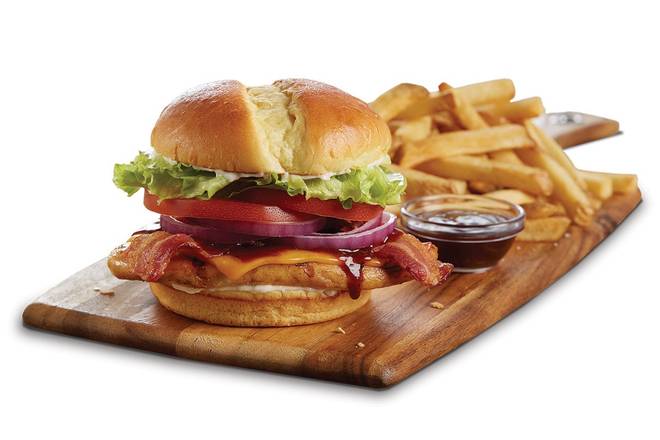 Order Grilled Chicken Bacon Cheddar Sandwich food online from Shari's Cafe store, Rohnert Park on bringmethat.com