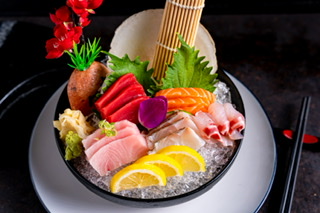 Order 15 Sashimi Regular food online from Kinha Sushi store, Garden City on bringmethat.com
