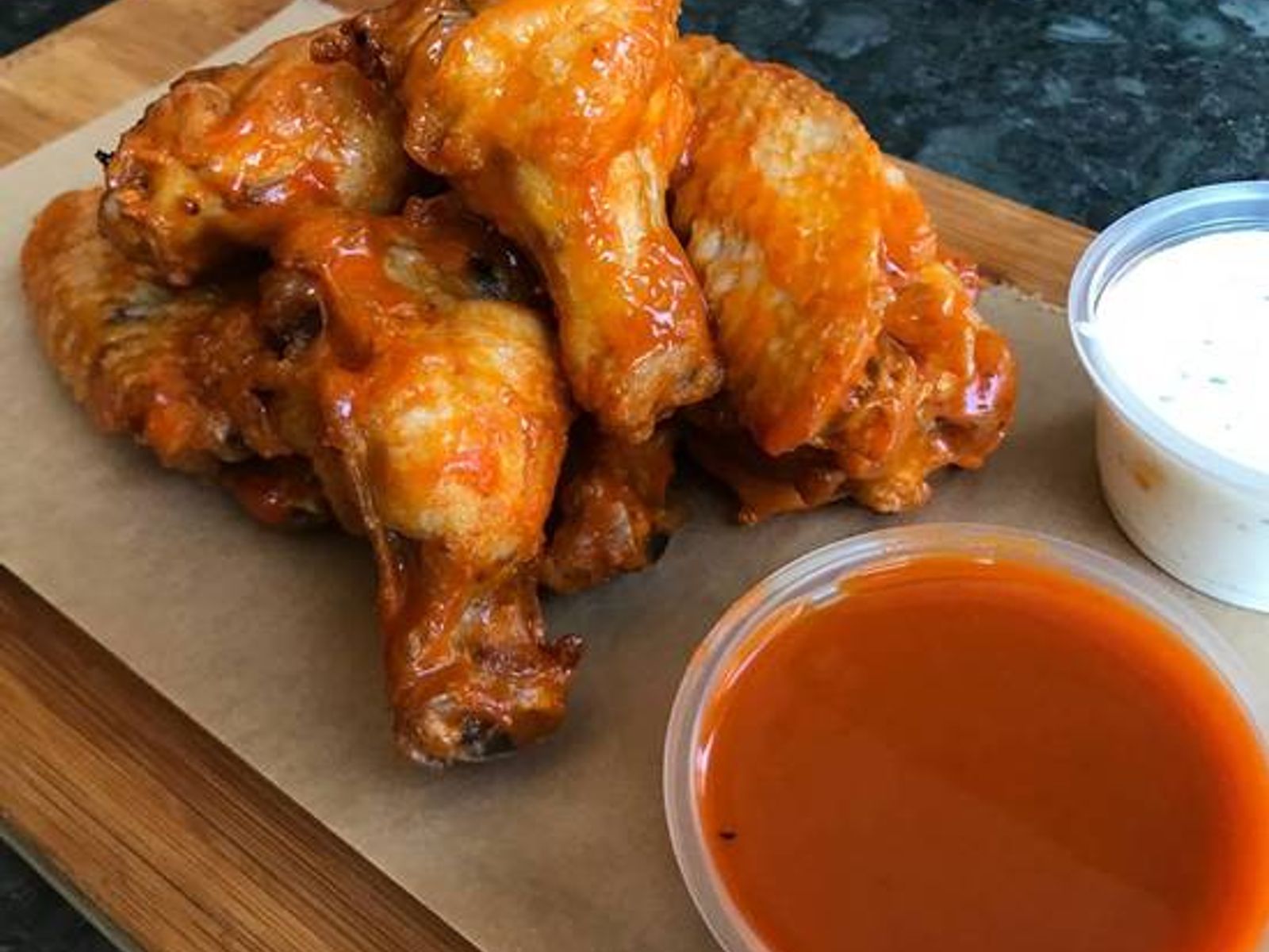 Order Buffalo Wings (6 Piece) food online from Burger Boys store, Los Angeles on bringmethat.com