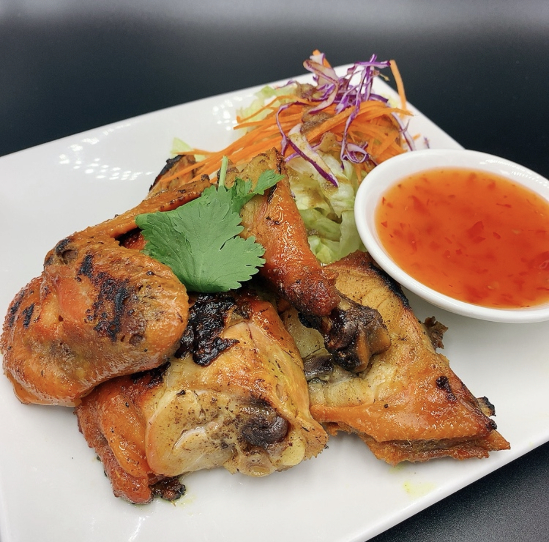 Order BBQ Chicken food online from Exotic Thai Cafe store, Woodland Hills on bringmethat.com