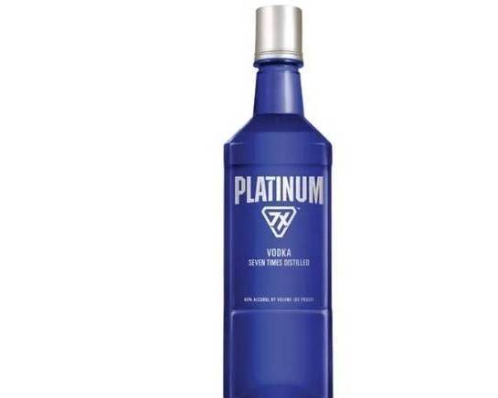 Order Platinum 7X, 750mL vodka (40.0% ABV) food online from Cold Spring Liquor store, Liberty Hill on bringmethat.com