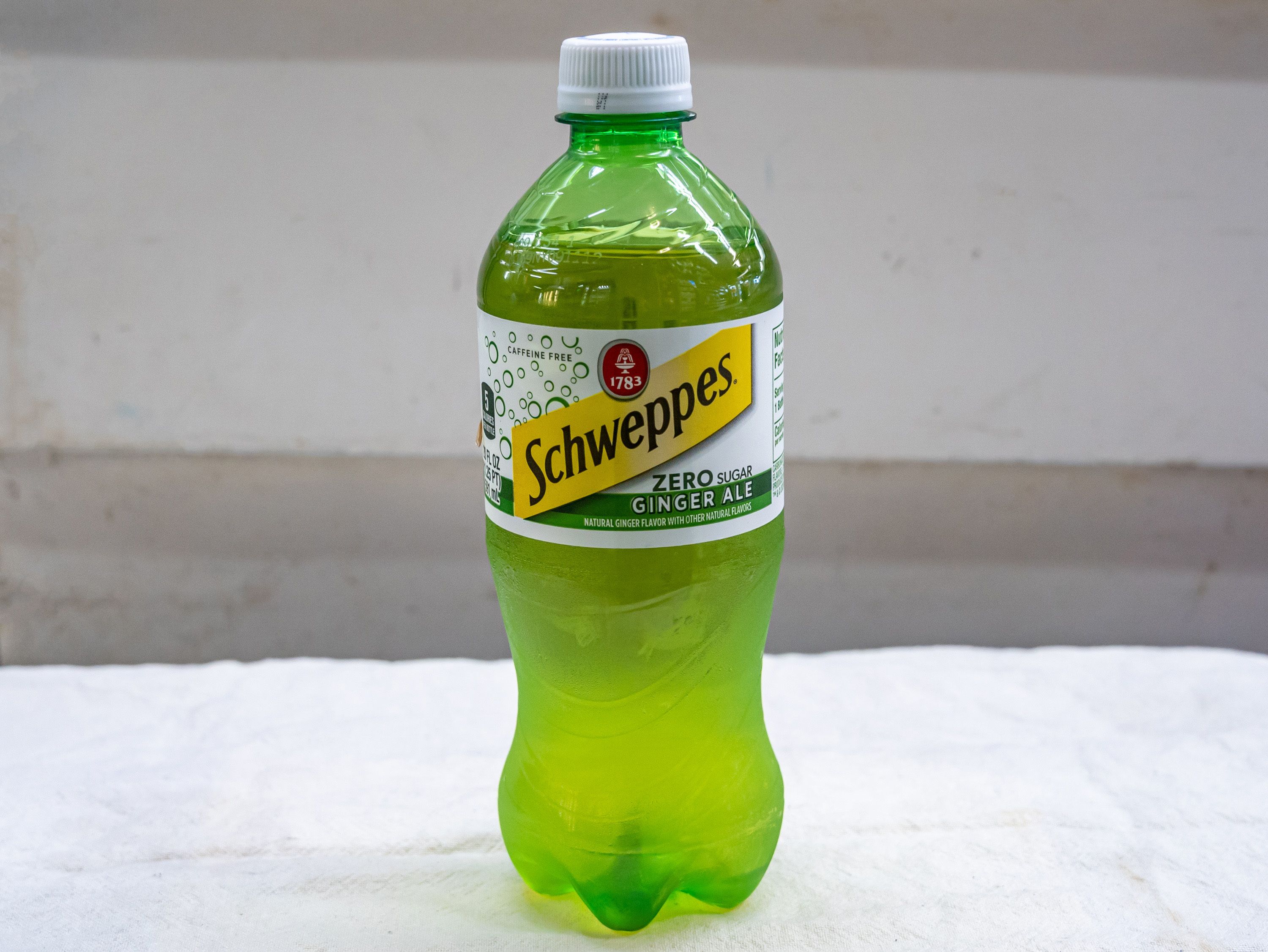 Order Schweppes Ginger Ale -20oz bottle food online from Quentin Deli and Grocery store, Brooklyn on bringmethat.com